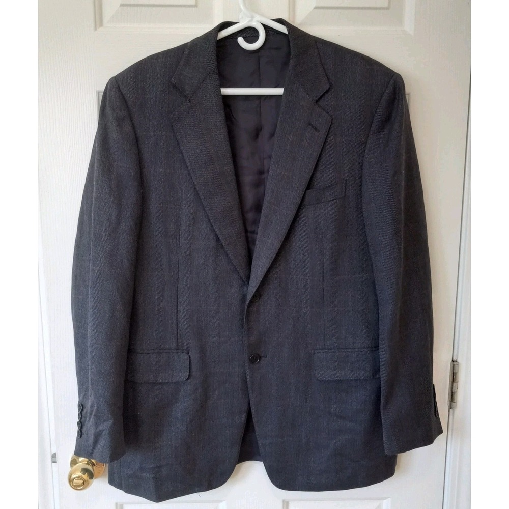 CANALI Mens Made Italy Gray Pure Wool Sport Coat Blazer Career Casual Size 50R